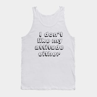 IDLMAE- White Shirt Tank Top